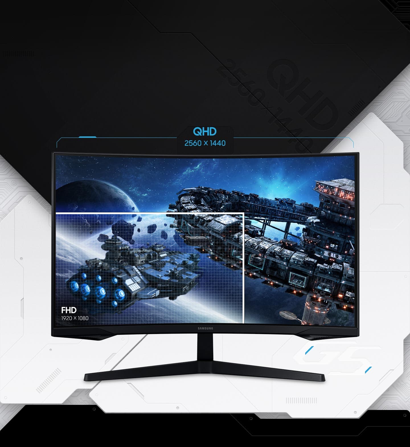 Écran incurvé Samsung Odyssey G5 32 pouces S32CG552EU – Image 6