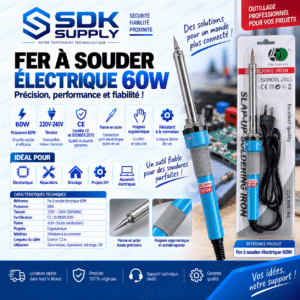 Fer à Souder Électrique 60W – Modèle SLAP-ON