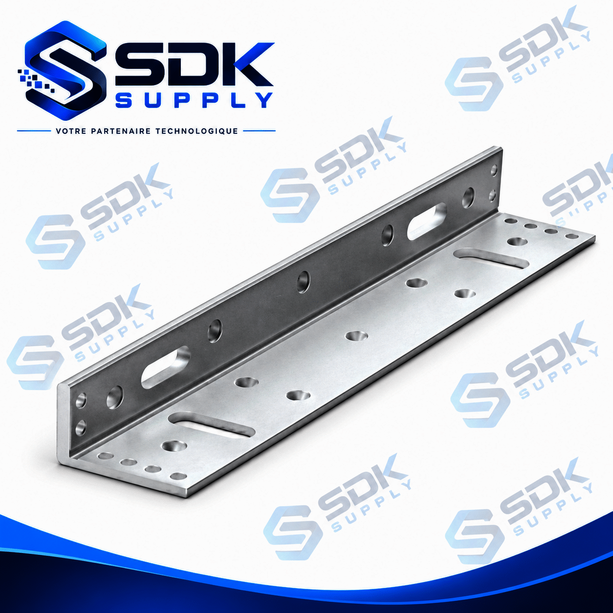 Support en L pour ventouse électromagnétique 280 kg