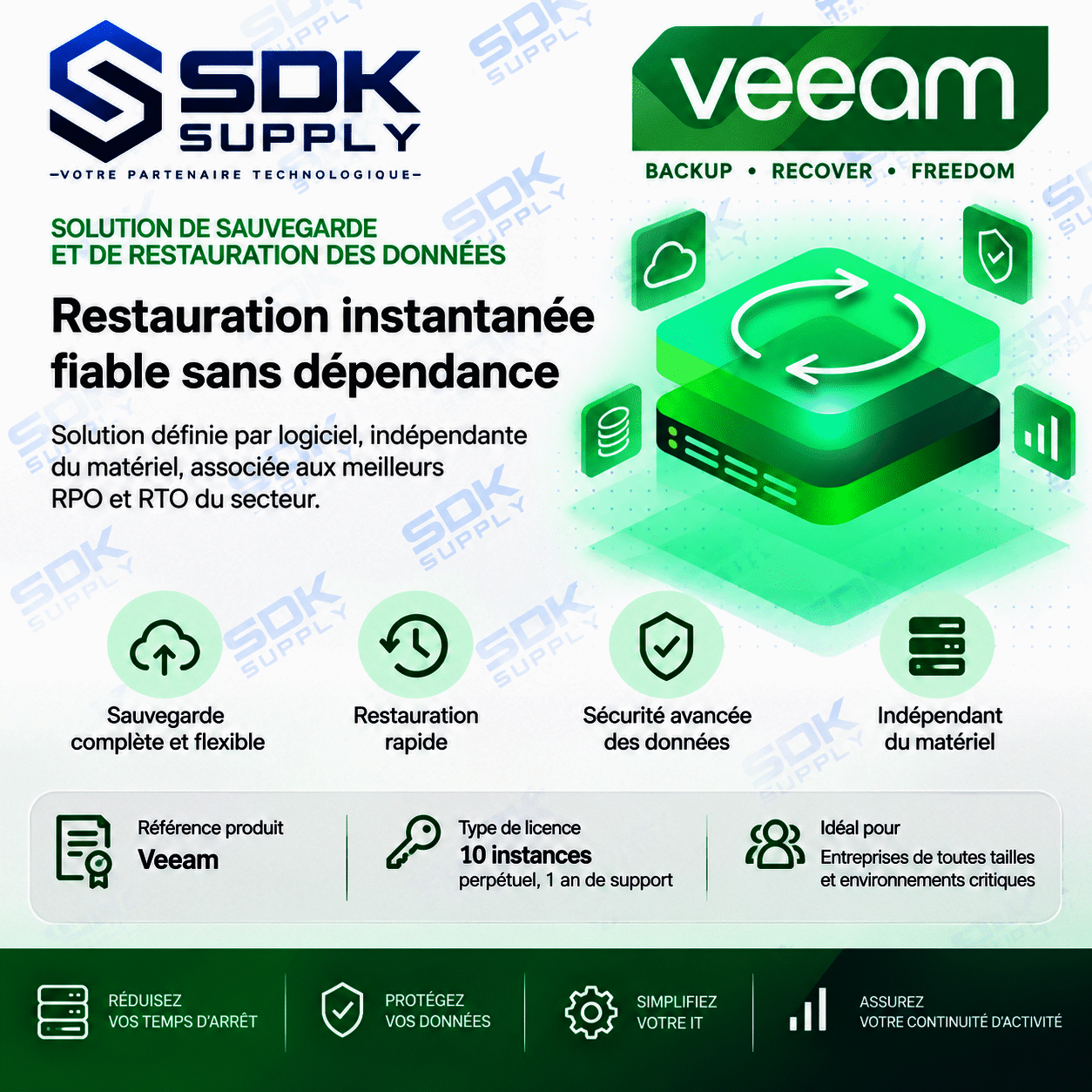 Solution de restauration et de sauvegarde Veeam