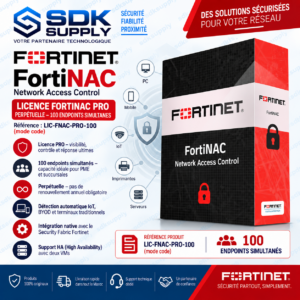 LICENCE FORTINAC PRO PERPETUELLE – 100 ENDPOINTS SIMULTANES