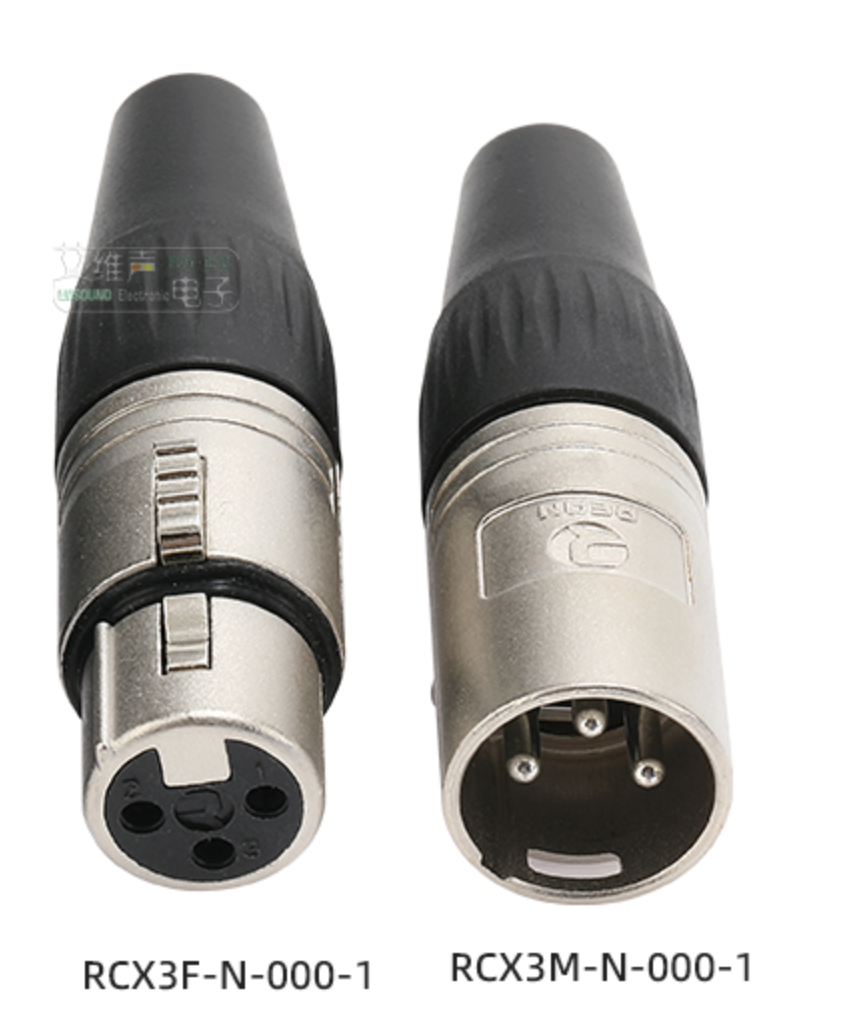 Paire de connecteurs XLR REAN (RCX3M-N-000-1 + RCX3F-N-000-1) – Image 6